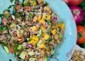 طريقة عمل سلطة العدس بالطحينة