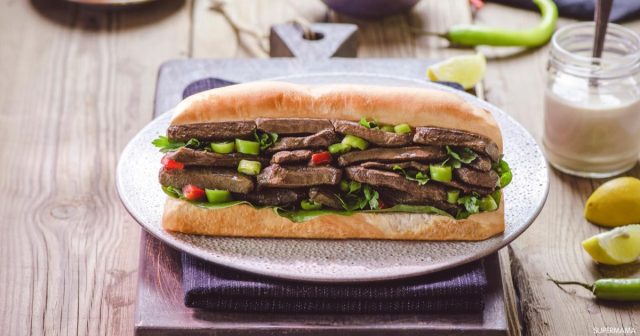 طريقة عمل ساندويش الكبدة بدبس الرمان