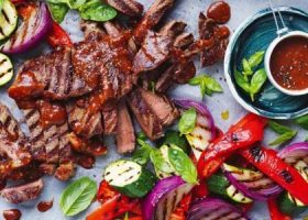 طريقة عمل الستيك وسلطة الشمندر