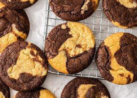 طريقة عمل الكوكيز الرخامي