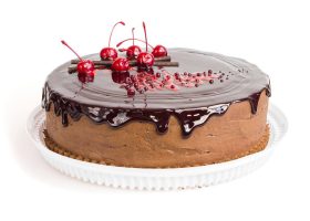 طريقة عمل كيك الشوكولاتة بالكرز