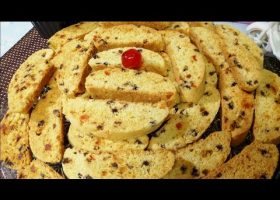 طريقة عمل بسكويت الفواكة المجففة