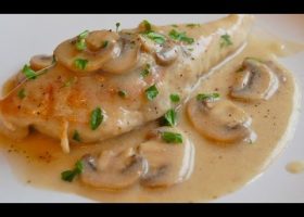 طريقة عمل فيليه السمك بالفطر