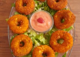 طريقة عمل دونات الدجاج