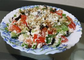 طريقة عمل سلطة جبنة المش