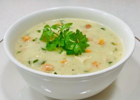 طريقة عمل الشوربة مع الشوفان والخضراوات