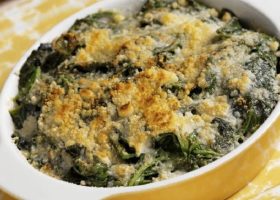 طريقة عمل صينية الخرشوف و السبانخ بالجبن