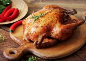 طريقة عمل دجاج مشوي في القلاية الهوائية