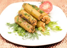 طريقة عمل كوسا محشية بالبرغل