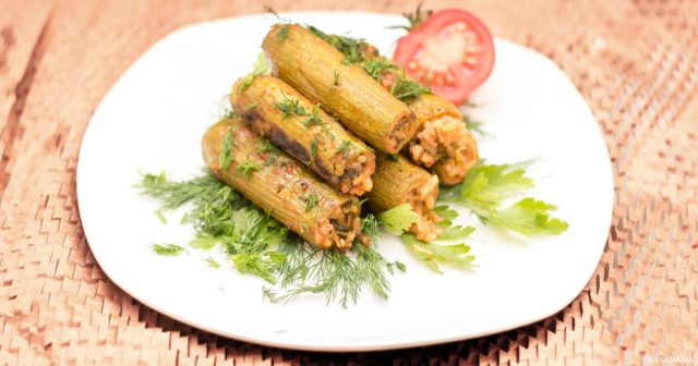 طريقة عمل كوسا محشية بالبرغل