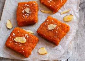 طريقة عمل بسبوسة الجزر