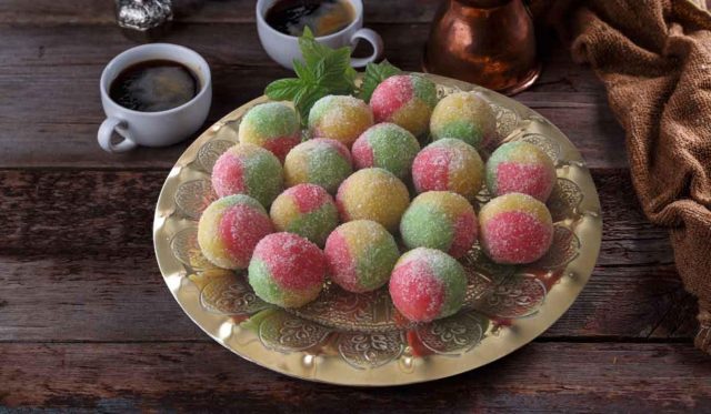 طريقة عمل كعابر قرطاج باللوز