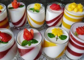 طريقة عمل باناكوتا بالفواكة