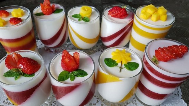 طريقة باناكوتا بالفواكة