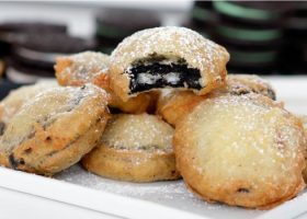 طريقة عمل حلى بسكوت الاوريو المقلي