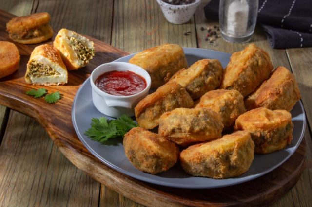 طريقة عمل مبطن البطاطس الليبي