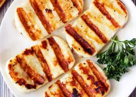 طريقة عمل جبنة حلوم مشوية