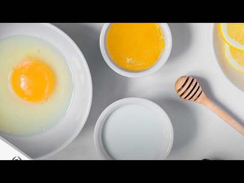 ماسك صفار البيض للبشرة الجافة