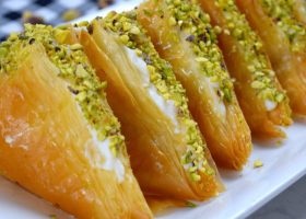 طريقة عمل وربات بقشطة