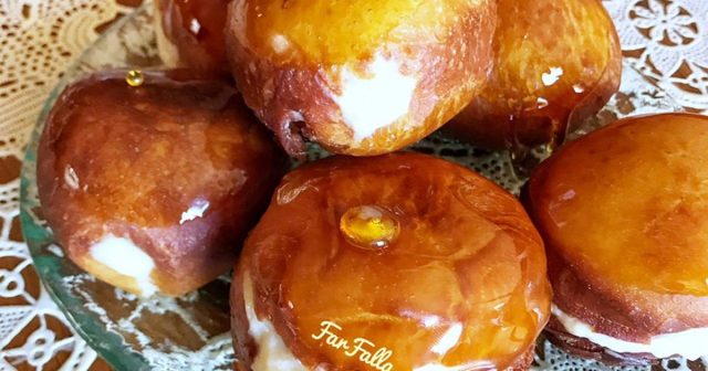 طريقة عمل دونات كريم بروليه