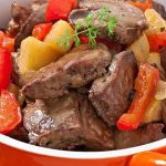 طريقة عمل كبدة الدجاج بالخضار