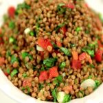 طريقة عمل سلطة العدس البني بالجرجير للرجيم