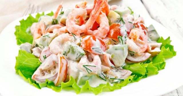 طريقة عمل كوكتيل الجمبري بالمايونيز