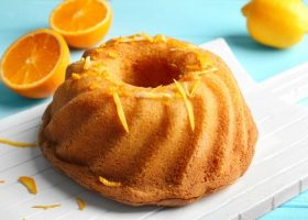 طريقة عمل كيكة برتقال سريعة