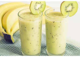 طريقة عمل عصير الكيوي والموز