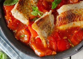 طريقة عمل طاجن السمك البارد