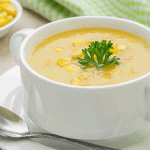 طريقة عمل شوربة الذرة الصحية