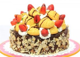 طريقة عمل كيك البروفيترول