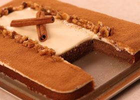 طريقة عمل بسبوسة بالقرفة