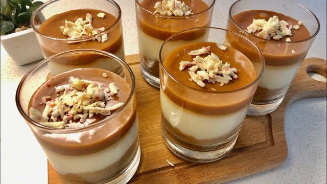 طريقة عمل كاسترد الكراميل والطحينة