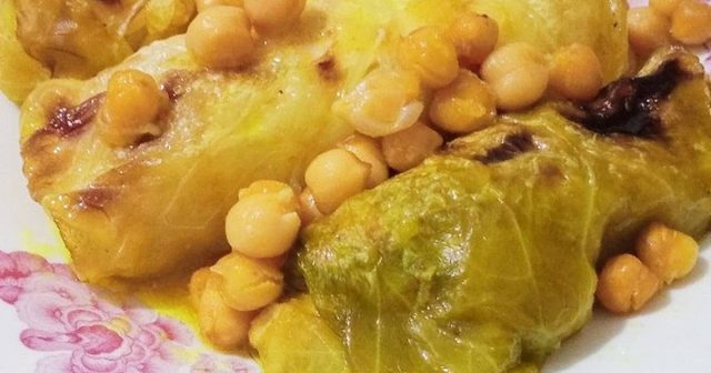 طريقة عمل دولمة كرنب