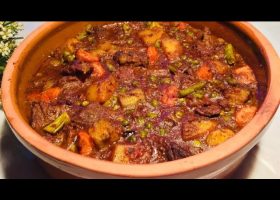 طريقة عمل شرائح اللحم بالفخار للرجيم