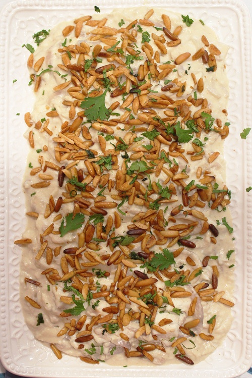 طريقة عمل طاجن السمك المغربي بالطحينة