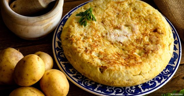 طريقة عمل طورطية مغربية محشية بالجبن والحبش المدخن