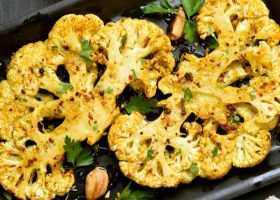 طريقة عمل القرنبيط المشوي بالبابريكا للرجيم