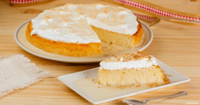 طريقة عمل كيك الحليب مع الكريمة