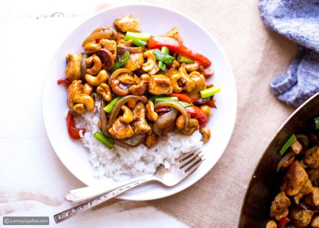 طريقة عمل دجاج بالكاجو للرجيم