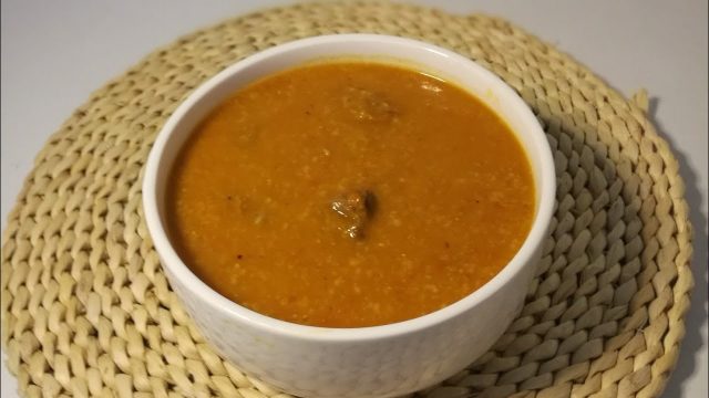 طريقة عمل شوربة اللحم بالشوفان