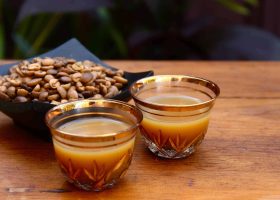 طريقة عمل القهوة العربية بالزعفران