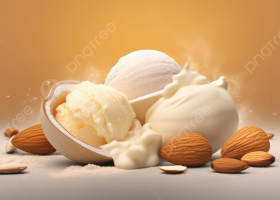 طريقة عمل ايس كريم باللوز