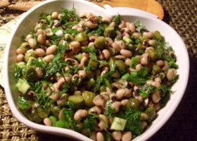 طريقة عمل سلطة اللوبيا البيضاء