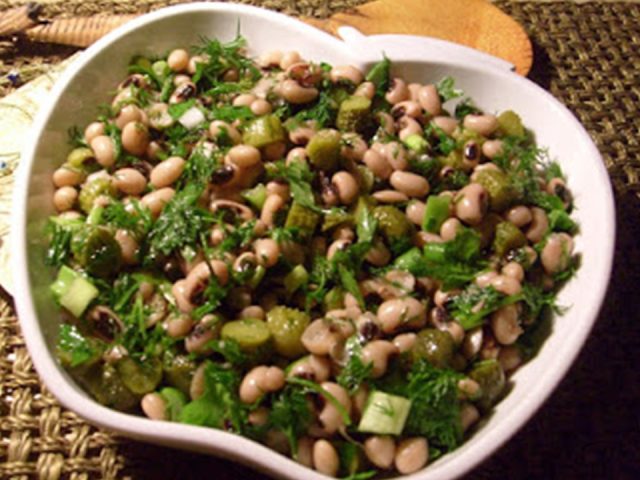 طريقة عمل سلطة اللوبيا البيضاء