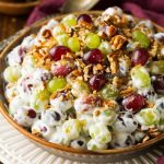 طريقة عمل سلطة العنب الكريمية