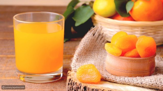 طريقة عمل عصير المشمش المجفف