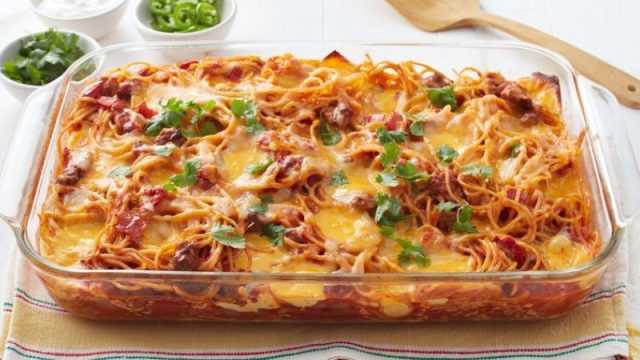 طريقة عمل اسباجيتي التاكو