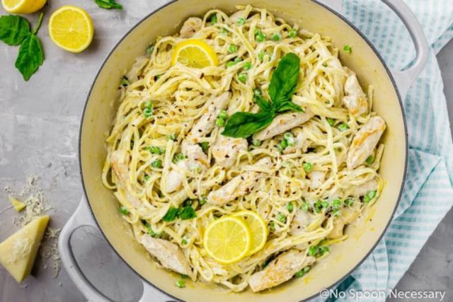 طريقة عمل باستا بصوص الليمون وجبن الريكوتا